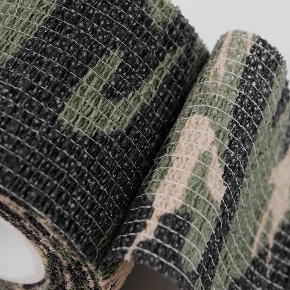 Ruban camouflage invisible 4.5m réutilisable self cling pour fusil chasse pêche camping tissu wrap