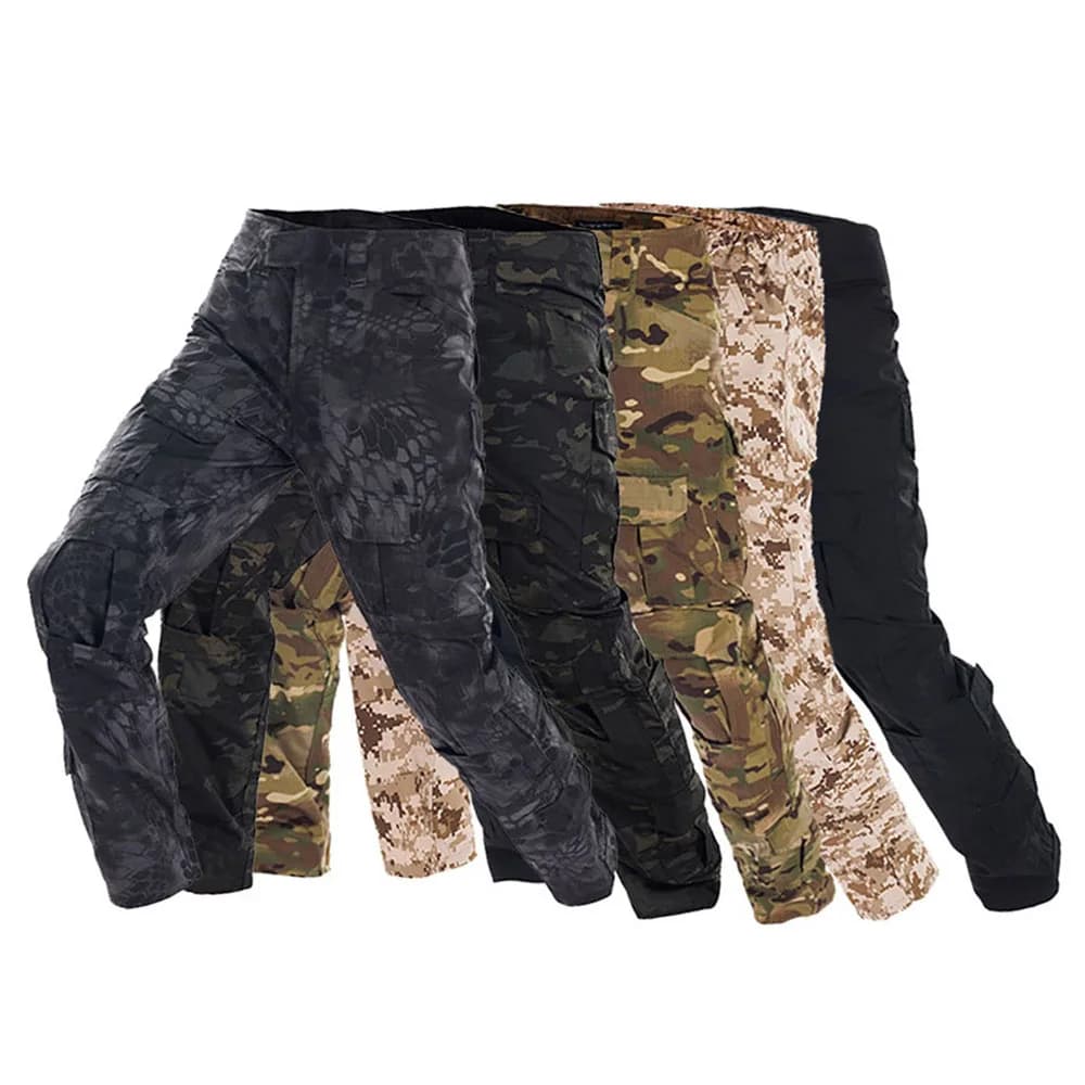 Pantalon de combat camouflage tactique homme - Pêche, trekking, chasse, tenue d'entraînement outdoor