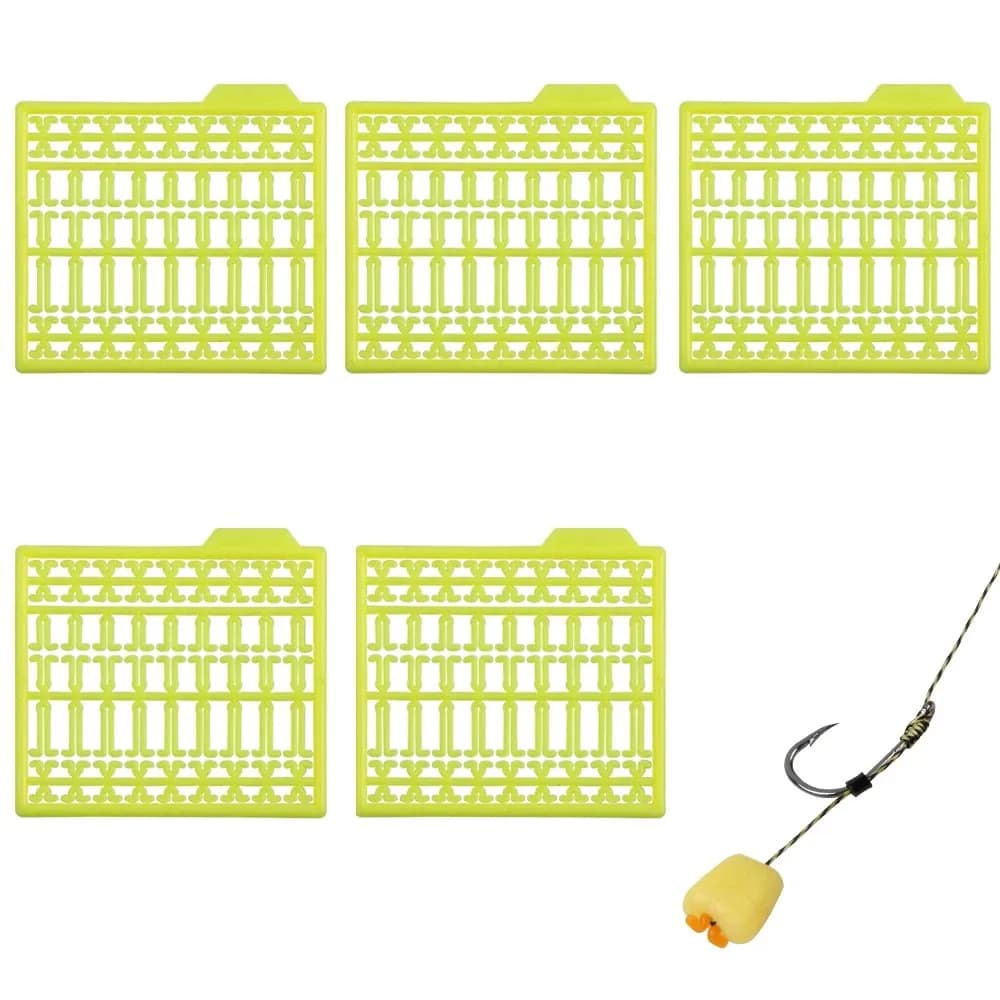 Stoppers pour cheveu de pêche à la carpe - 5 pièces avec rallonge pour esches bouillettes et appâts