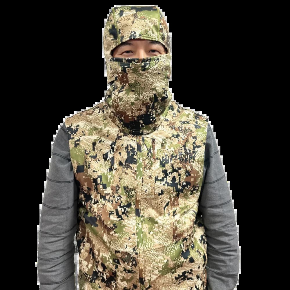 Masque hiver chaud coupe-vent imperméable film EPTFE camouflage pour pêche chasse tête complète