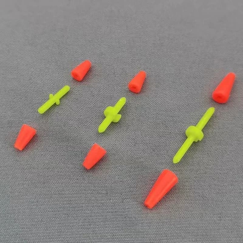 30 pièces stoppeurs flotteurs pêche mer anti-vent barre cara canne à pêche accessoires montage