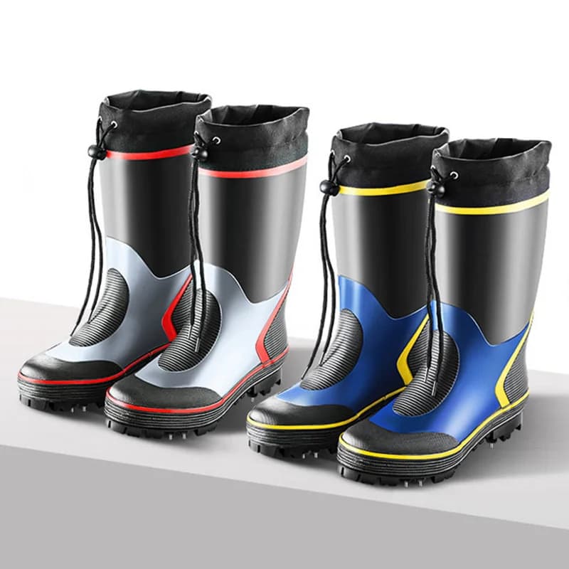 Chaussures de pêche avec semelle anti-dérapant à pointes d'acier pour rochers et récifs marins