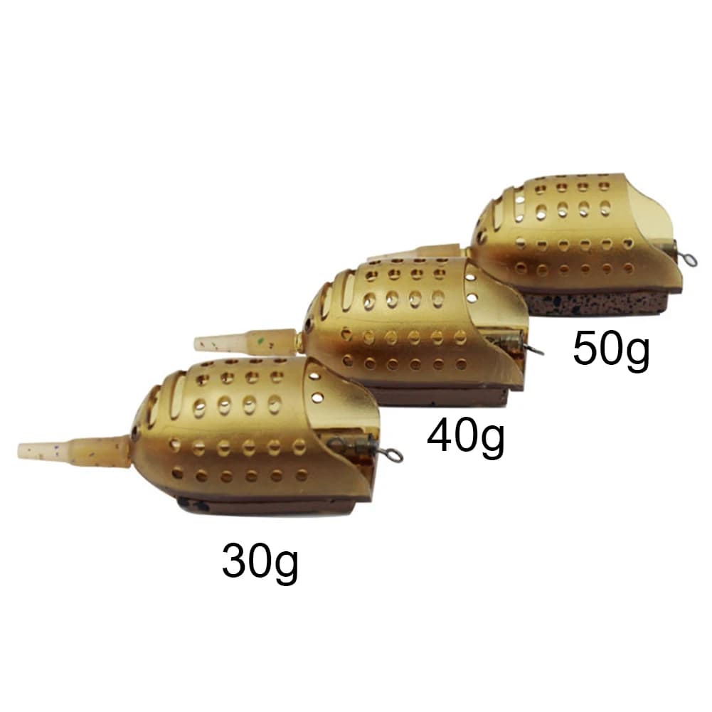 Lance-appâts feeder pour carpe 30/40/50g - 1 à 5 pièces - Outil pratique de pêche au feeder