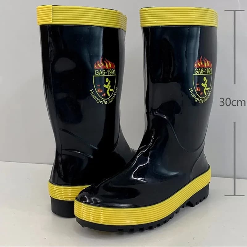 Bottes pêche homme PVC imperméables antidérapantes sans lacets larges pour jardin et activités extérieures