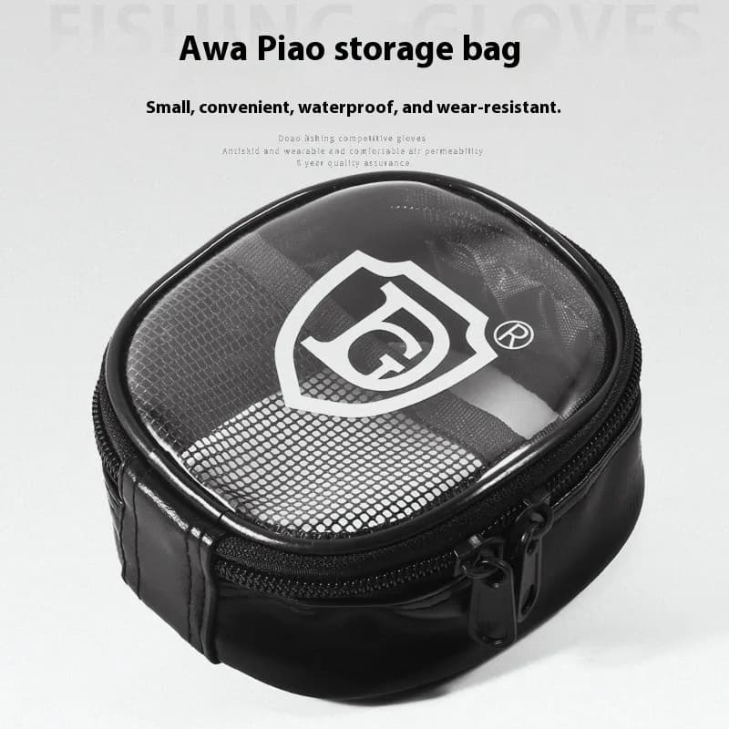 Sac de rangement Apo transparent maille pour flotteurs et petits accessoires de pêche - Kit pratique