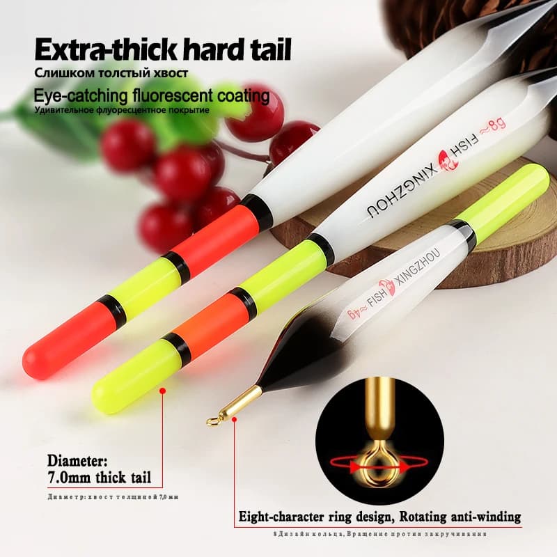 Flotteur lumineux détecteur gravité + accessoires pêche - Kit complet nano outils composite