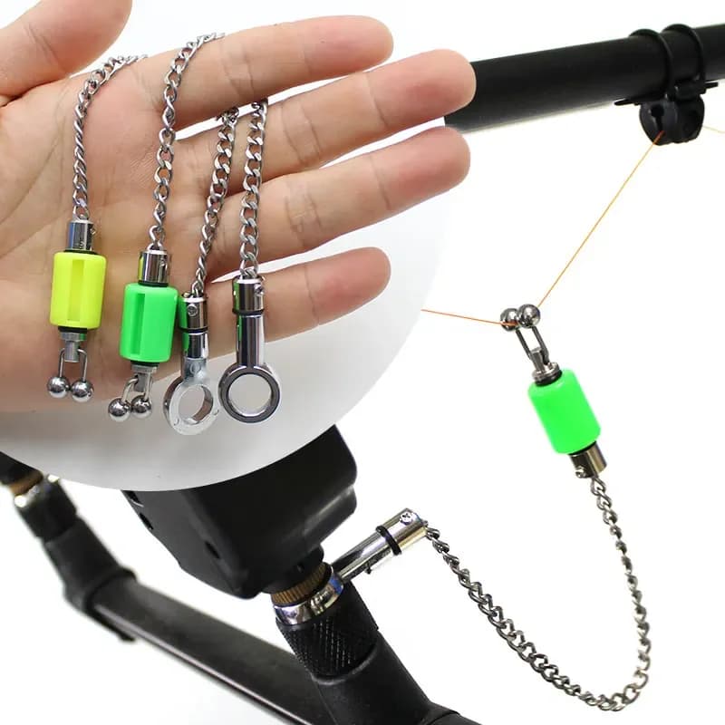 Bobine indicateur de touche swinger pour pêche carpe - Clip de ligne nylon avec alarme intégrée