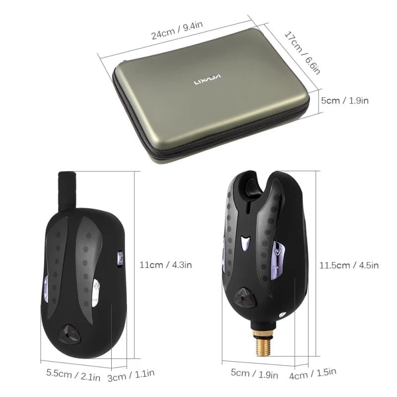 Kit alarme de touche Lixada 16 LED - Alerte sonore et lumineuse pour pêche nocturne et détection de touches