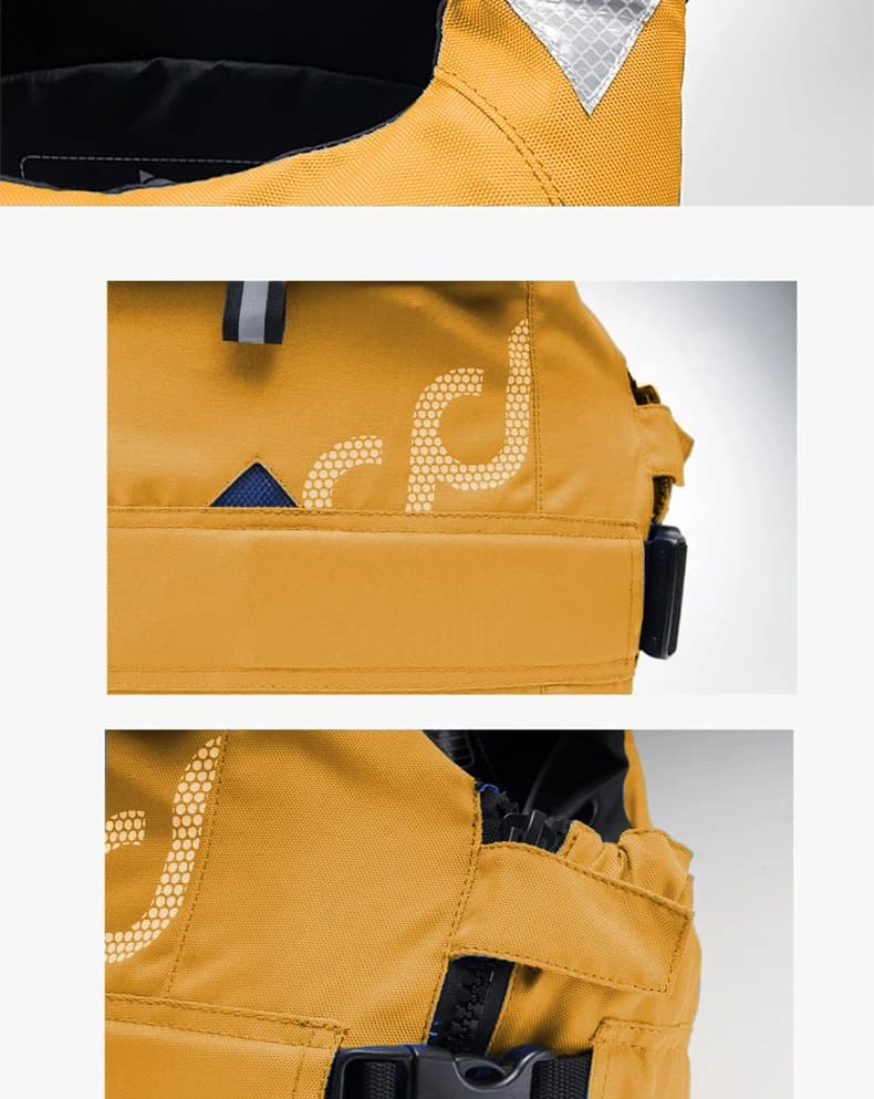 Gilet de sauvetage adulte kayak PVC mousse approuvé - Veste de sécurité pêche pour adultes homologuée