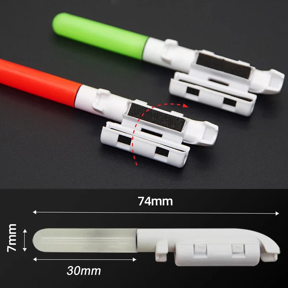 Lampe pêche électronique CR425 3.6V recharge USB - Indicateur de touche LED brillant pour pêche nocturne