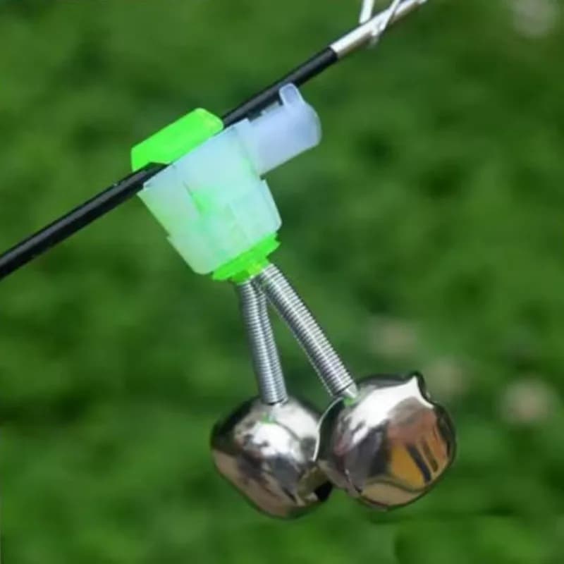 10 clips à grelot pour canne à pêche - Indicateurs sonores de touches pour pêche au coup