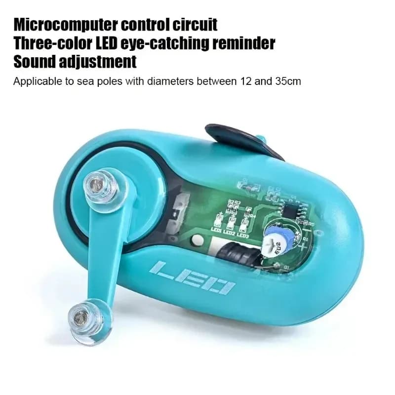 Alarme électronique buzzer indicateur morsure pour pêche mer - Sirène et lumière d'alerte