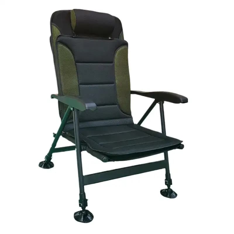 Chaise de pêche réglable et inclinable tout-terrain pour camping et activités extérieures