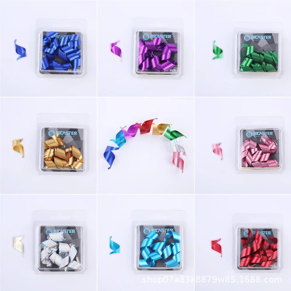 Empennes spirales Archery 2 pouces avec adhésif - 50pcs set DIY pour flèches chasse pêche
