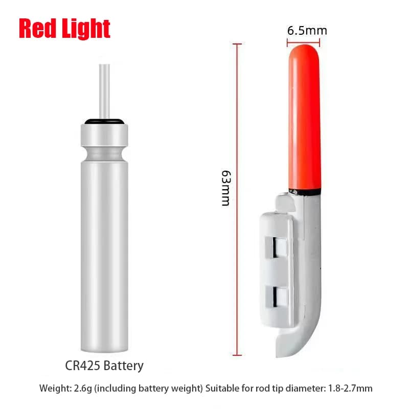 Bâton lumineux LED électronique pour pêche de nuit - Flotteur étanche CR425 avec lumière attirant les poissons