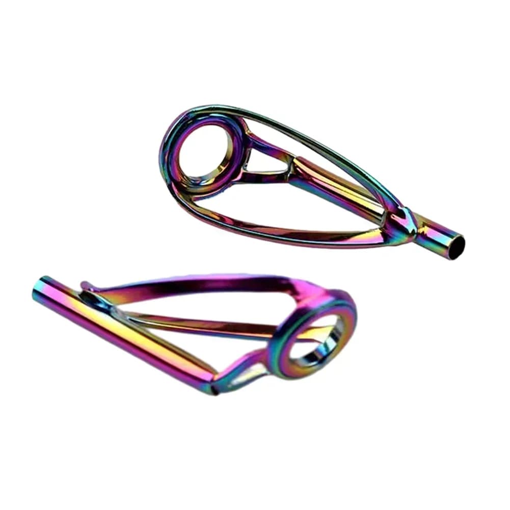 Kit de réparation 5 guides pour cannes spinning et casting - Cadres inox et anneaux céramique