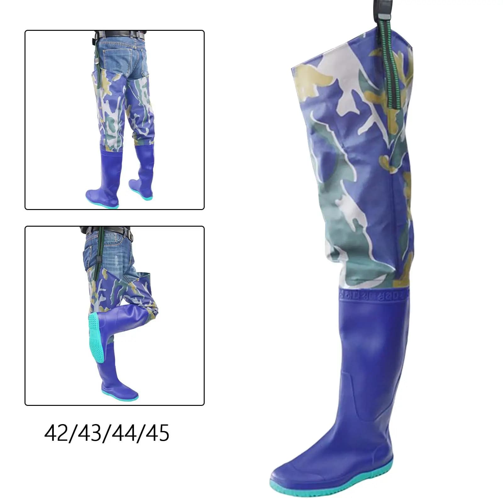 Waders cuissardes imperméables anti-dérapantes pour hommes et femmes - Bottes de pêche jardinage