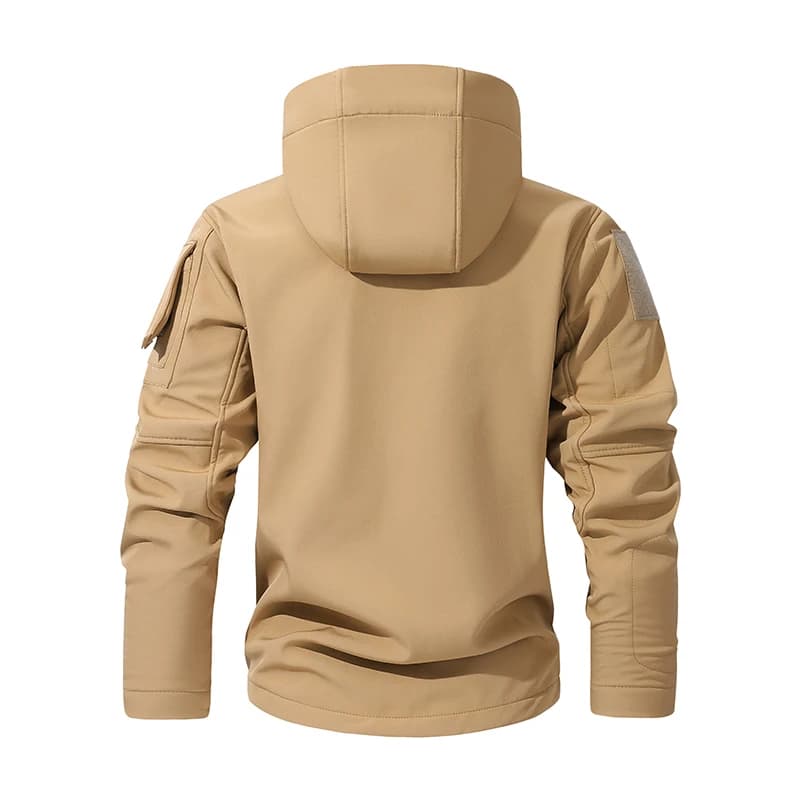 Veste softshell peau de requin tactique homme - Veste à capuche imperméable pêche automne