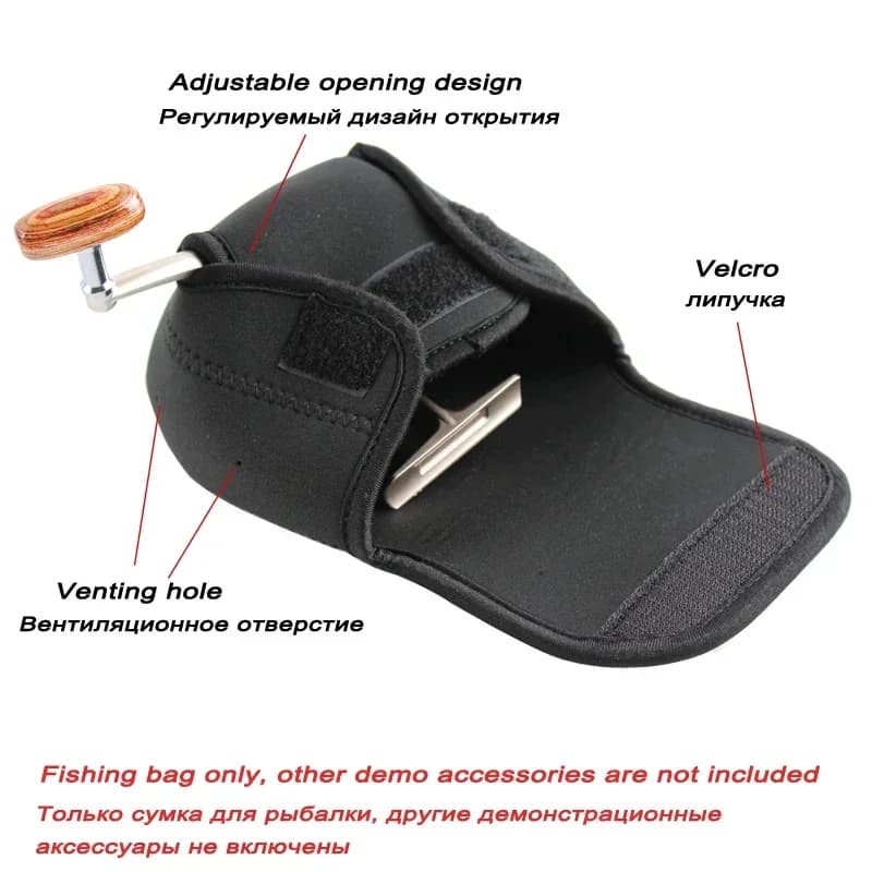 Housse de protection pour moulinet spinning 3 tailles différentes couvrant tous vos modèles