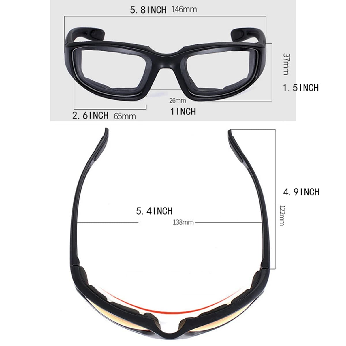 Lunettes de pêche tactiques CS Impact Protection pour femmes - Protection anti-vent et anti-UV