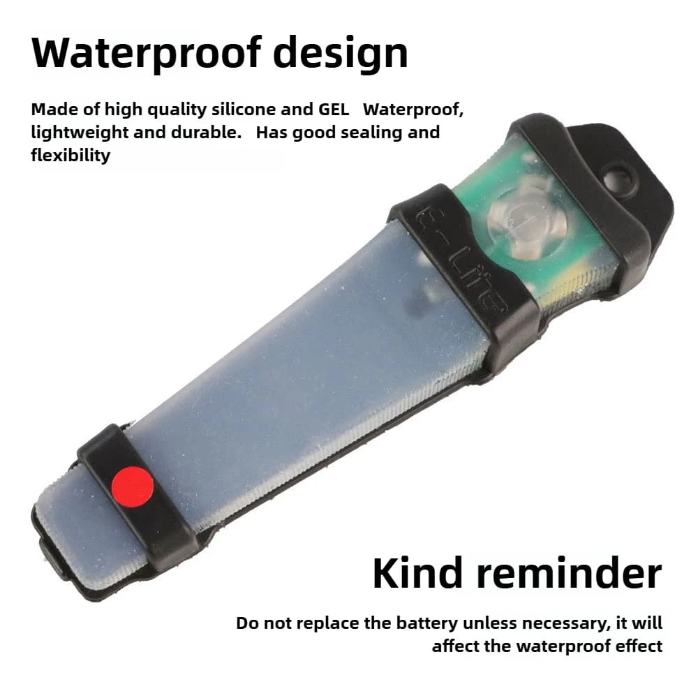 Lampe clignotante sécurité casque tactique - Signalisation survie étanche équipement chasse randonnée