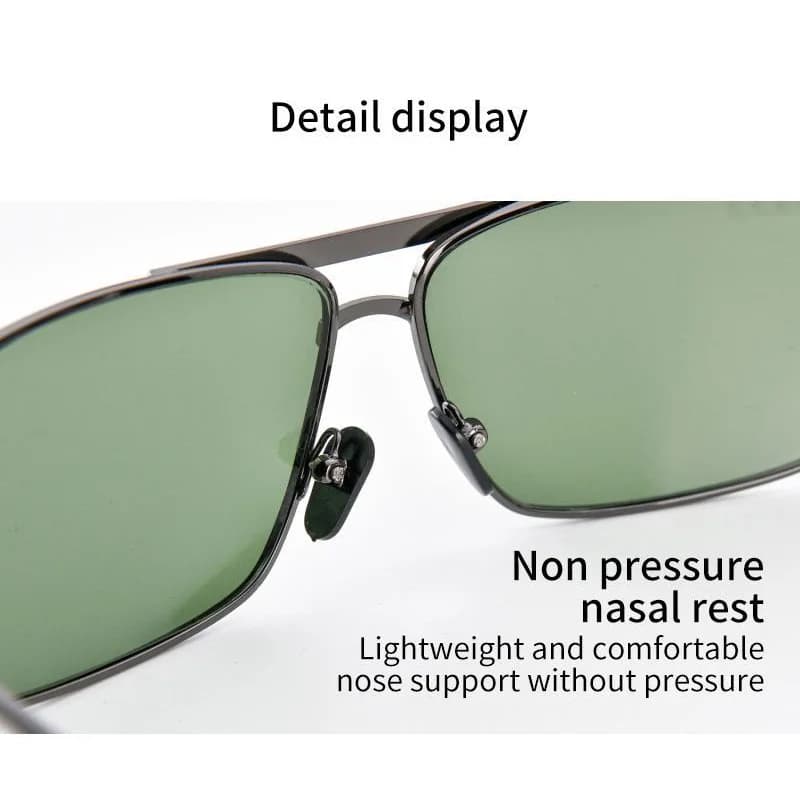 Lunettes pêche monture métal - Verres trempés anti-rayures pour pêche en conditions difficiles