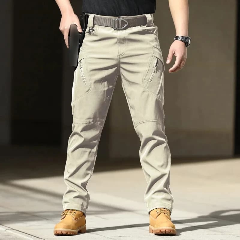 Pantalon cargo tactique été 2024 séchage rapide multi-poches pêche randonnée homme