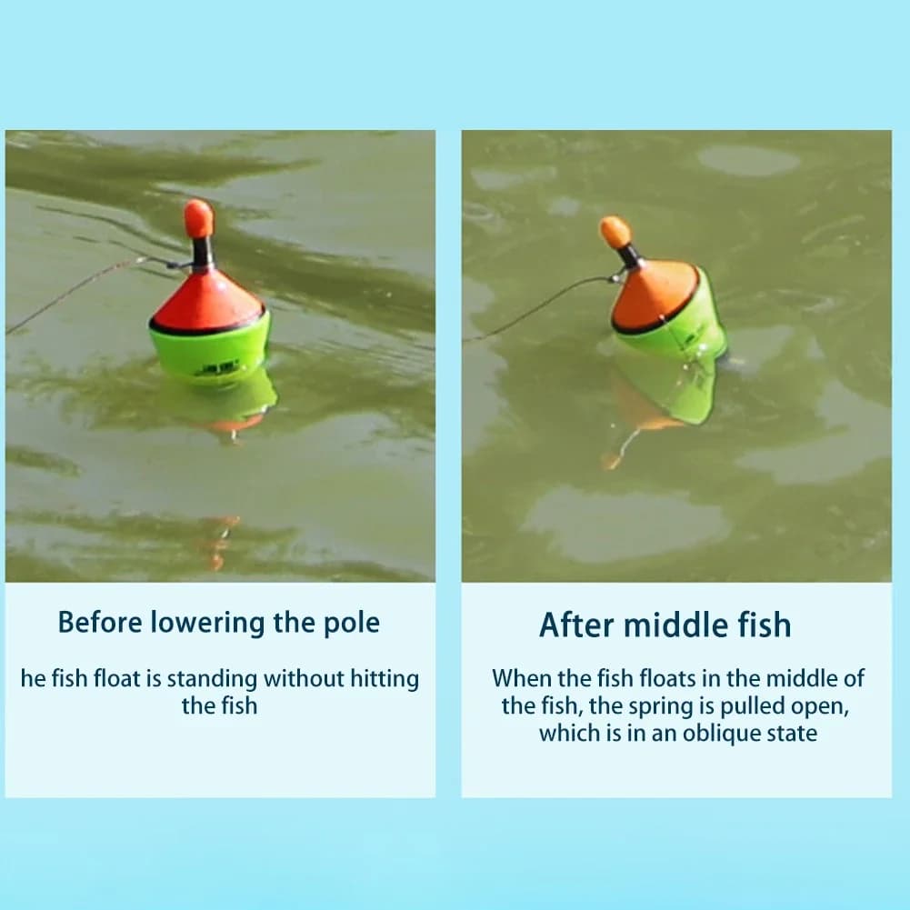 Flotteur automatique portable 1-3 pièces pour pêche en mer - Accessoire pêche rapide et pratique