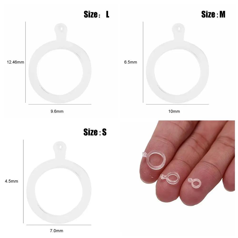 Élastiques à pellets 100 pièces transparents pour pêche à la carpe - Bandes élastiques haute qualité