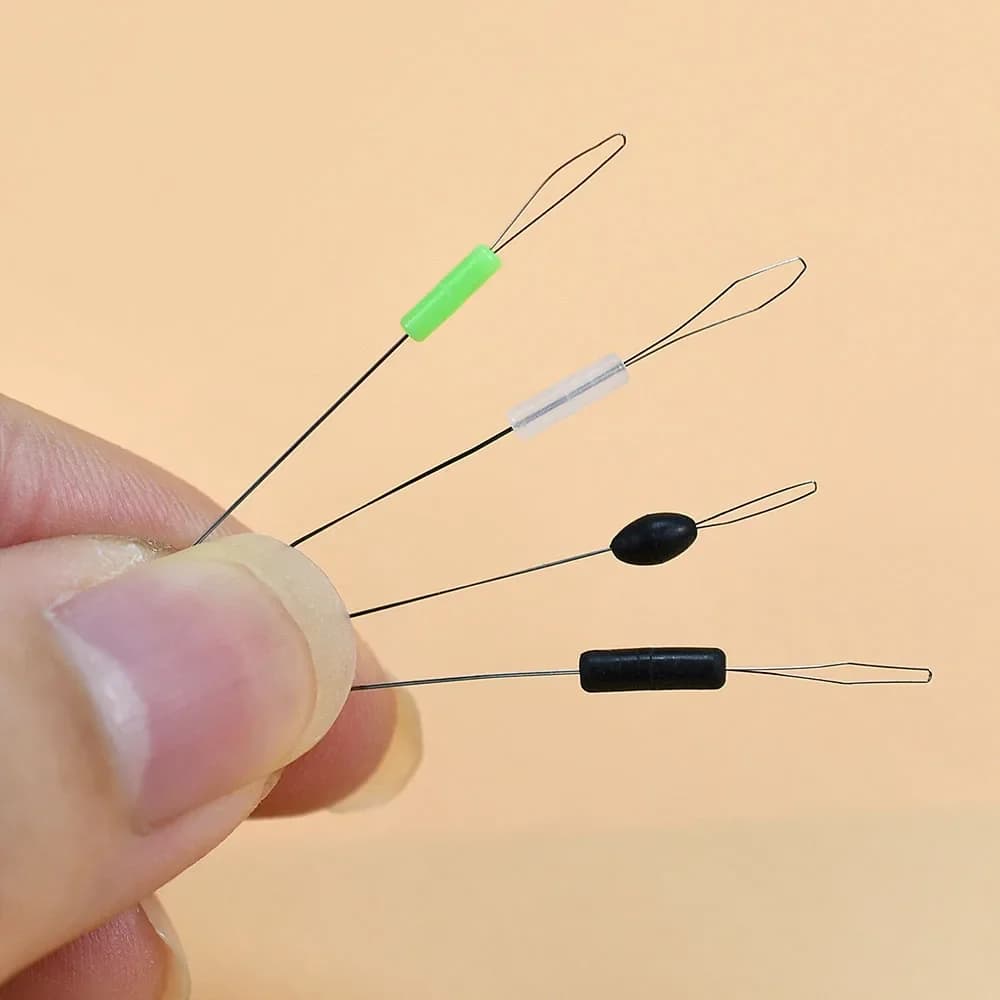 300 stops ligne pêche silicone cylindre ovale - Arrêts flotteurs plombs élastiques équipement montage
