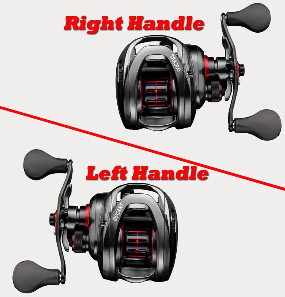 Saltwater Baitcasting Reel and Baitcaster 9BB 5.4:1 7.1:1 Bait Casting Multiplie