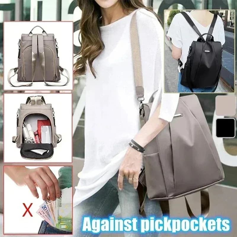 Sac à dos nylon femme grande capacité waterproof pour pêche - Backpack détachable avec bretelle amovible