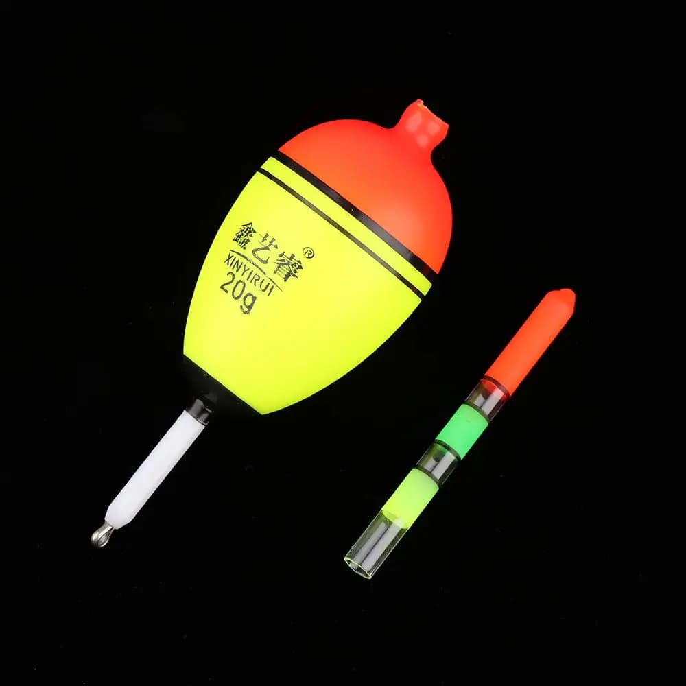 Bouée lumineuse pêche de nuit EVA haute qualité 6g à 80g - Flotteur luminescent pour tous types de pêche