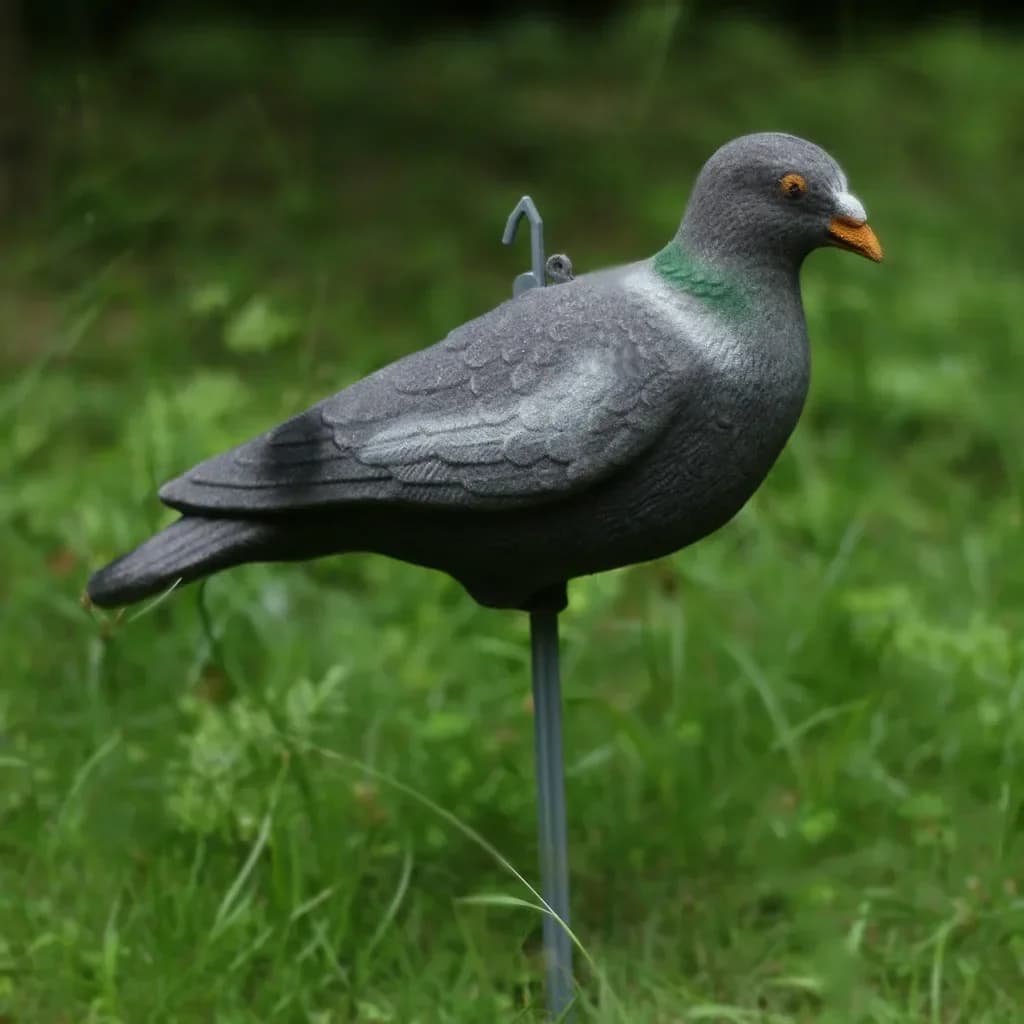 Leurres pigeons plastique 5 ou 2 pièces imitation réaliste pour jardin et chasse