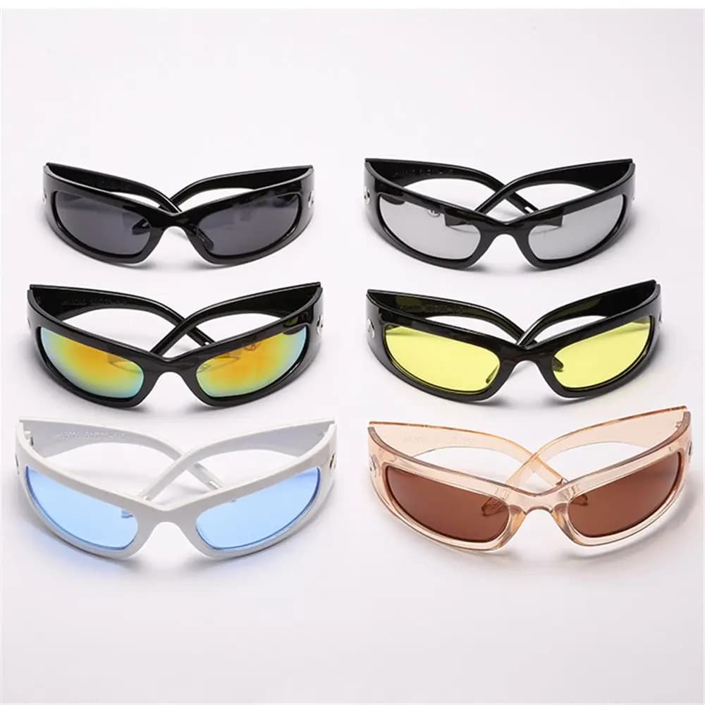 Lunettes de pêche design lune tendance - Style hip hop pour pêcheurs branchés