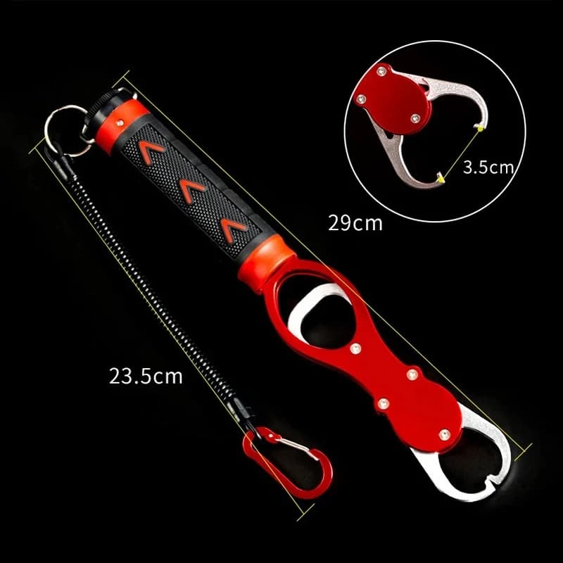 Gripper lèvres poisson avec balance 18kg - Aluminium professionnel pour pêche sportive - Cadeau pêcheur