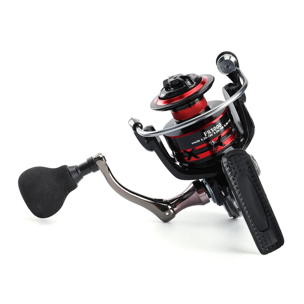Moulinet de pêche spinning DEUKIO 12KG max drag roulements à billes durable pour eau douce et mer