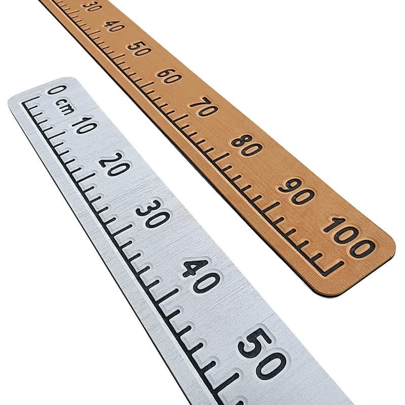 Règle de mesure poisson EVA 100cm adhésive - mousse flottante pour bateau et kayak de pêche étanche