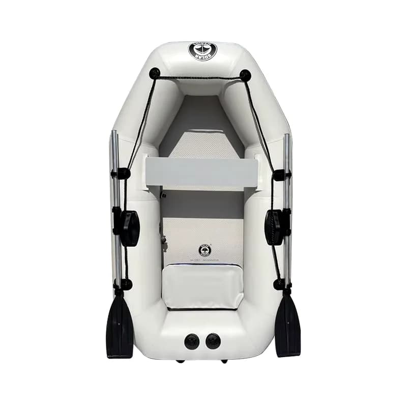 Bateau gonflable pêche 2m pliable PVC - Canoë kayak sport nautique adulte pour ski nautique