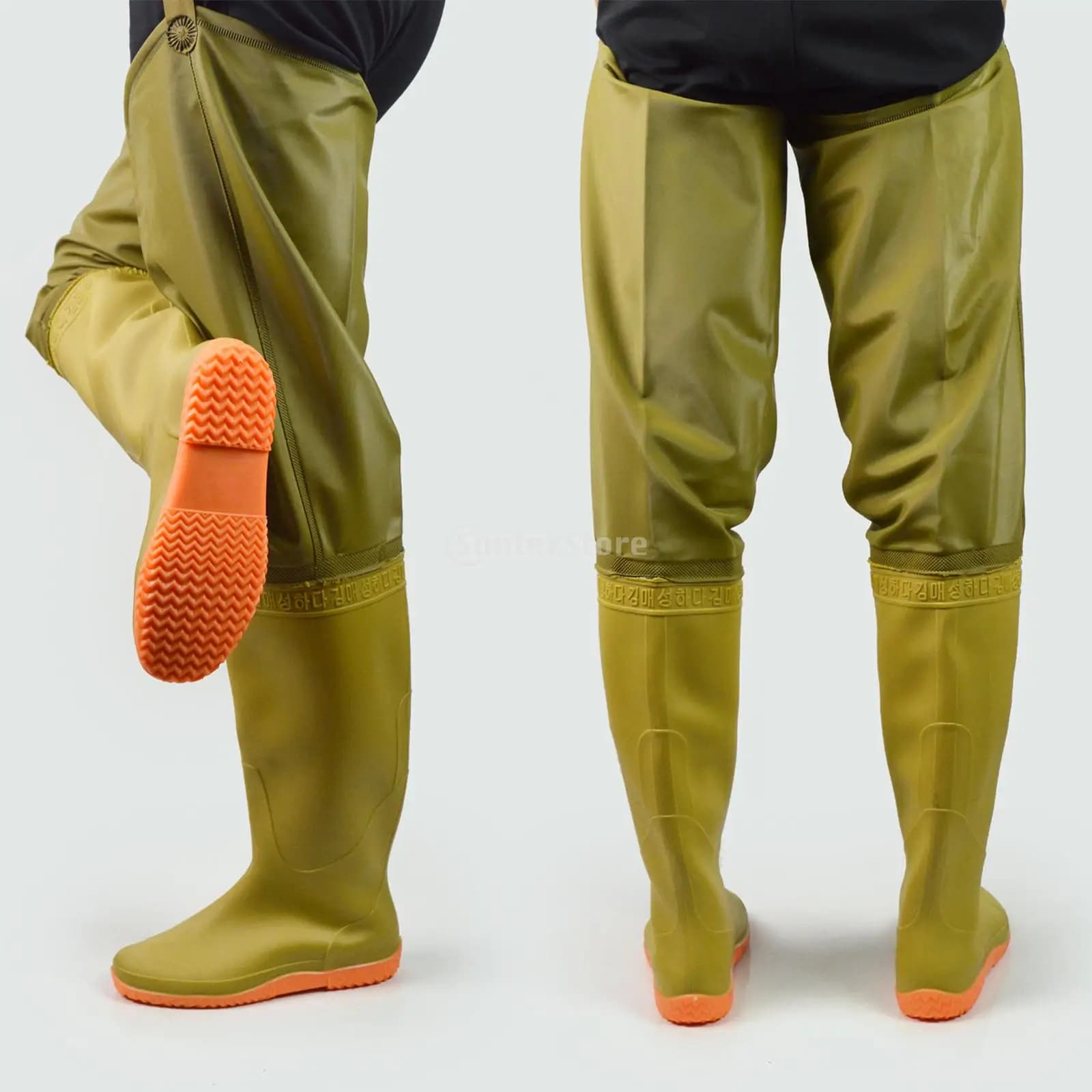 Waders cuissardes pêche bottes gué légères rivière étanches pantalon chasse jardinage