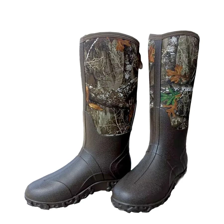 Nouveauté : bottes de pêche et chasse imperméables renforcées, camouflage bionique arboricole pour lavage auto et jardin