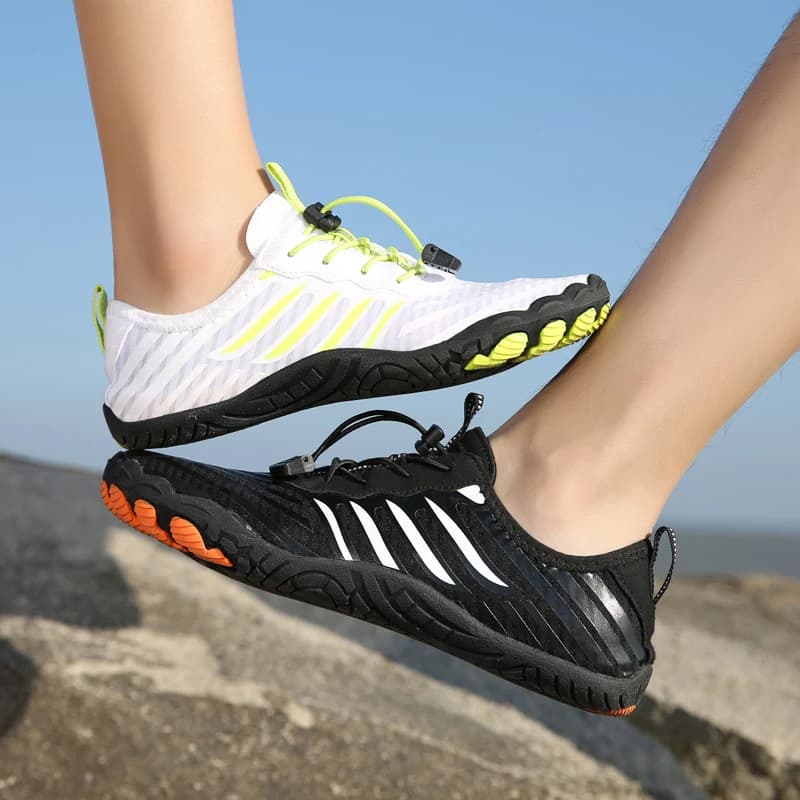 Chaussures aquatiques cinq doigts séchage rapide homme femme pêche plage natation randonnée aquatique