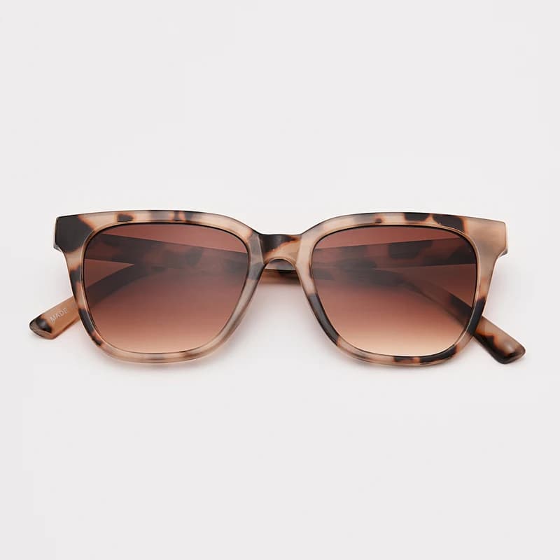 Lunettes de soleil vintage femmes tendance pêche - Cadre carré anti-lumière UV400 - Marque candy