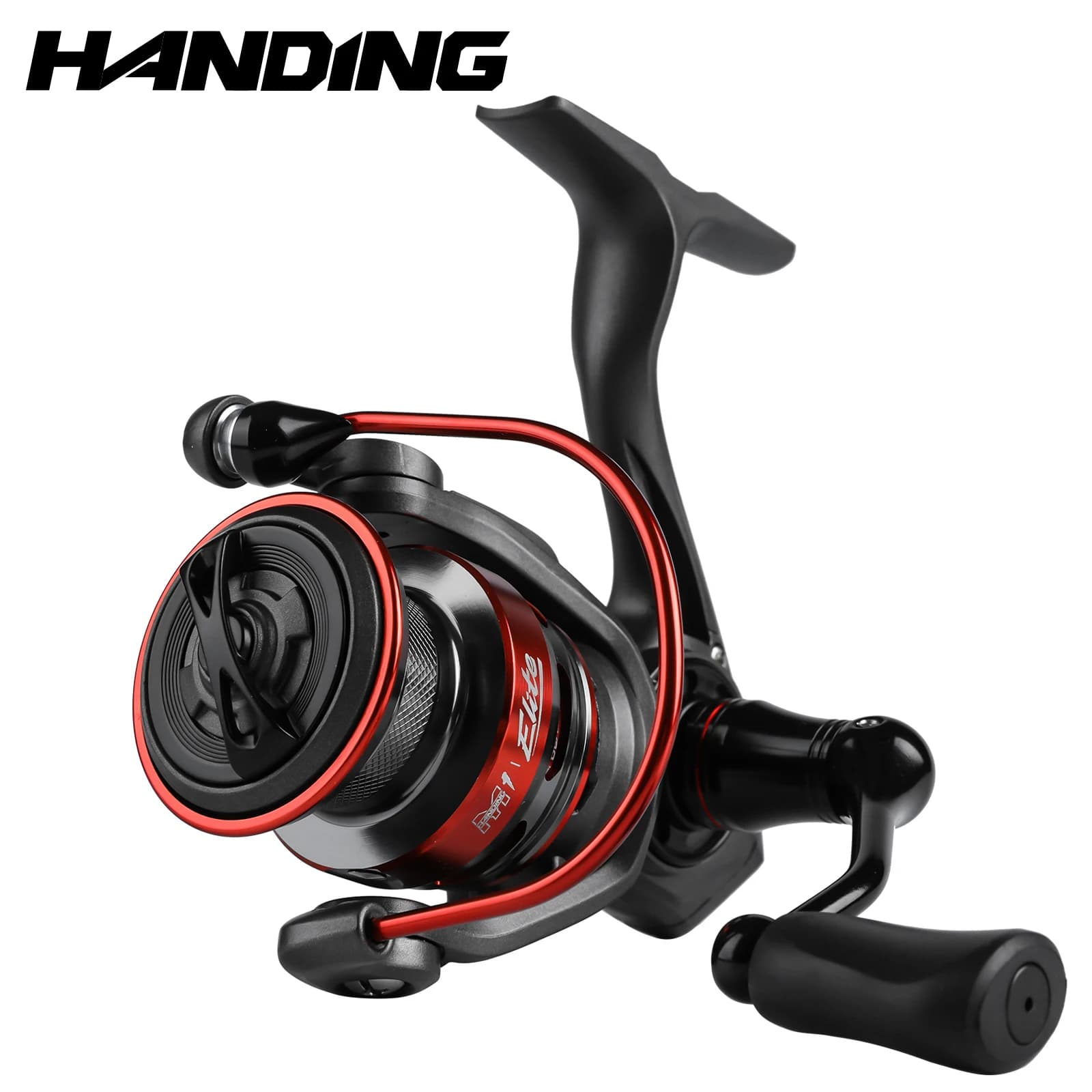 Moulinet spinning HANDING Elite - Ratio 5.2:1, frein max 6kg, léger pour descente lente et pose de ligne fluide