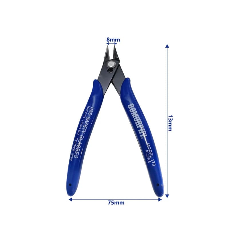 Pinces diagonales électroniques 170mm 1/3/5pcs acier carbone coupe-fil imprimante 3D