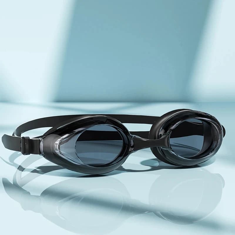Lunettes natation unisexes professionnelles - étanches HD anti-buée sans fuite protection UV complète