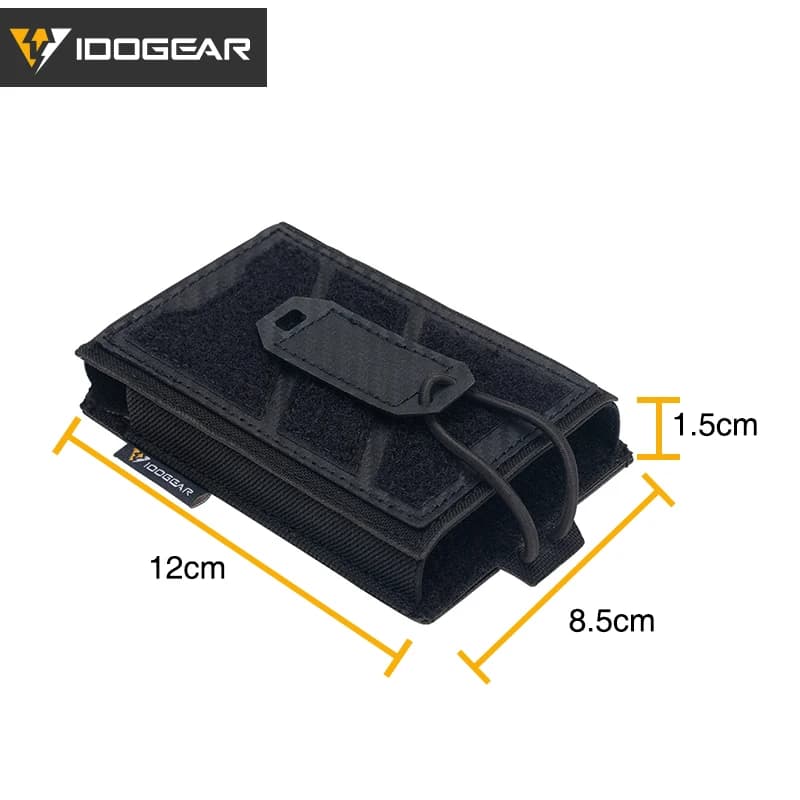 Étui téléphone tactique IDOGEAR TGS 5.56 - Pochette MOLLE universelle camouflage 3588 pour pêche