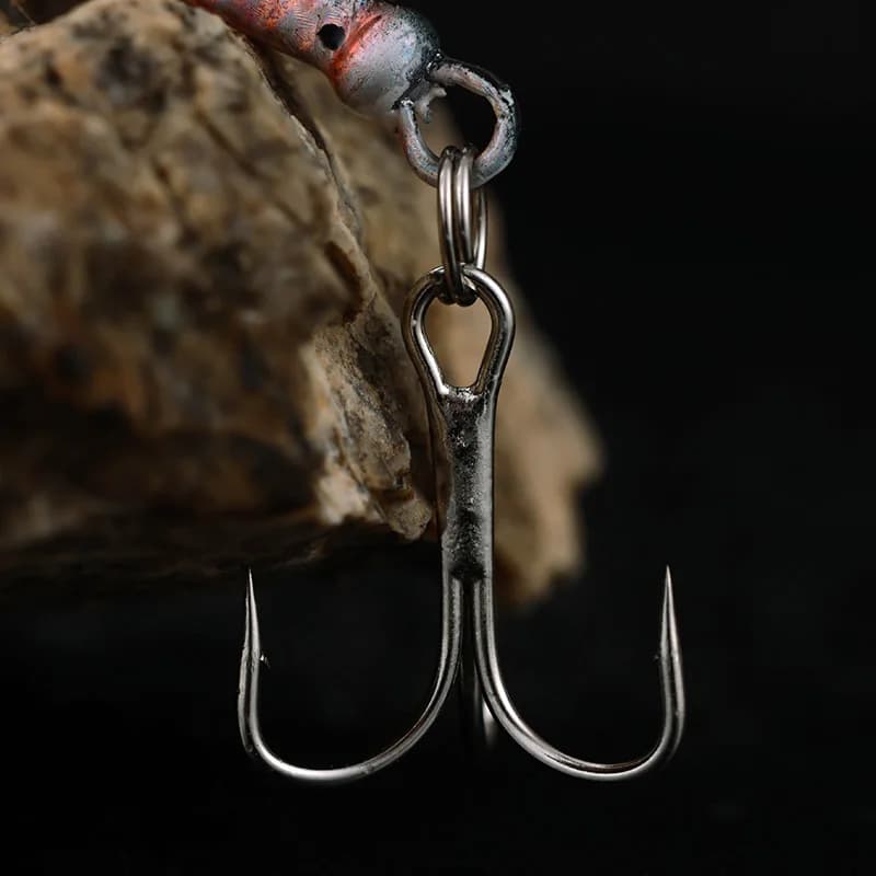 Leurre cuillère spinnerbait LUSHAZER 9g pour carnassiers, truite et brochet, avec hameçon triple