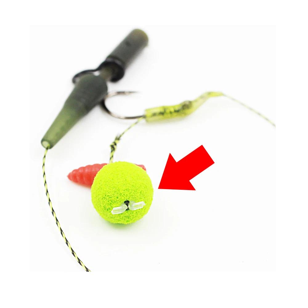 Bouillettes flottantes EVA 10 pièces multi-saveurs - Appâts pêche carpe ligne principale flottants