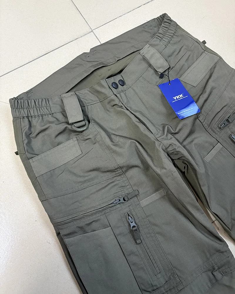 Pantalon tactique pêche polyvalent résistant pour pêche sportive et randonnée aquatique